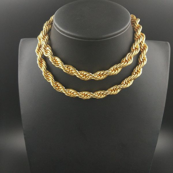 18k real good plated twist rope chain for women & men 4-8mm gold chain stainless steel necklace, 24 inches,manufacturer production wholesale, Silver
18k real good plated twist rope chain for women & men 4-8mm gold chain stainless steel necklace, 24 inches,manufacturer production wholesale, Silver