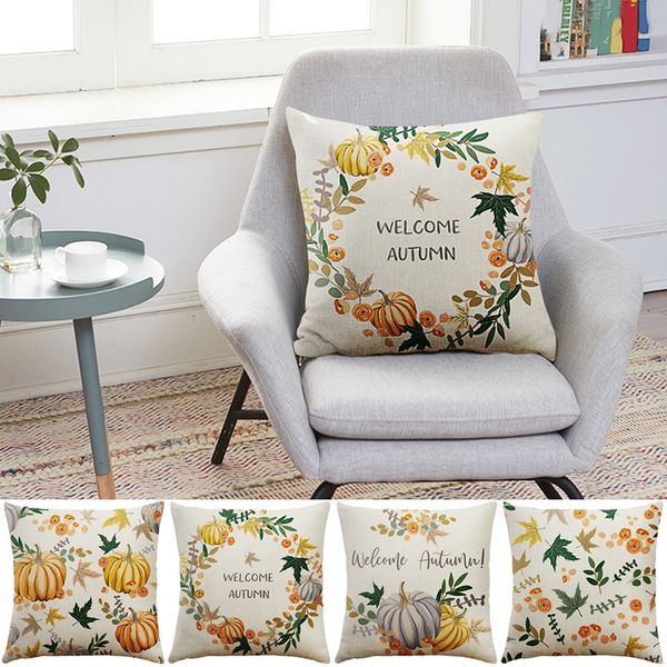 45x45cm pillows cover happy fall thanksgiving day soft linen pillow case christmas decoration cushion cover home decor
45x45cm pillows cover happy fall thanksgiving day soft linen pillow case christmas decoration cushion cover home decor
