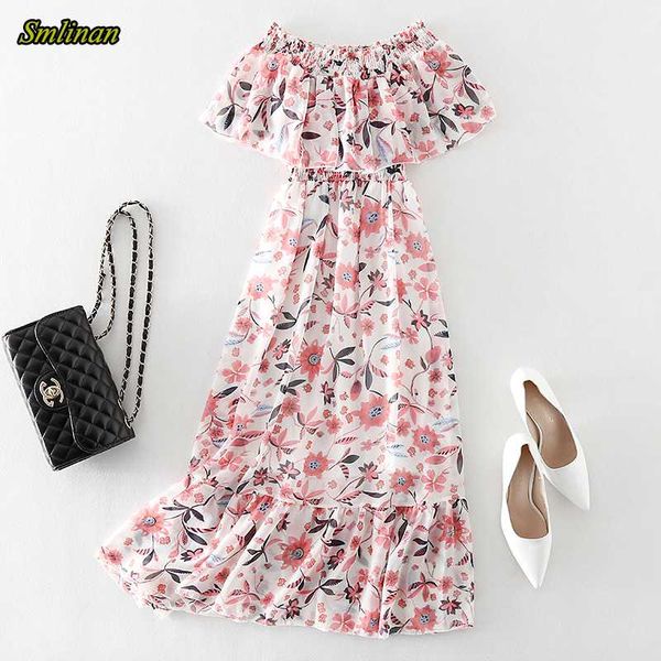 smlinan summer chiffon bohemian beach long dress women floral off the shoulder backless club vintage dress office dresses, Black;gray
smlinan summer chiffon bohemian beach long dress women floral off the shoulder backless club vintage dress office dresses, Black;gray
