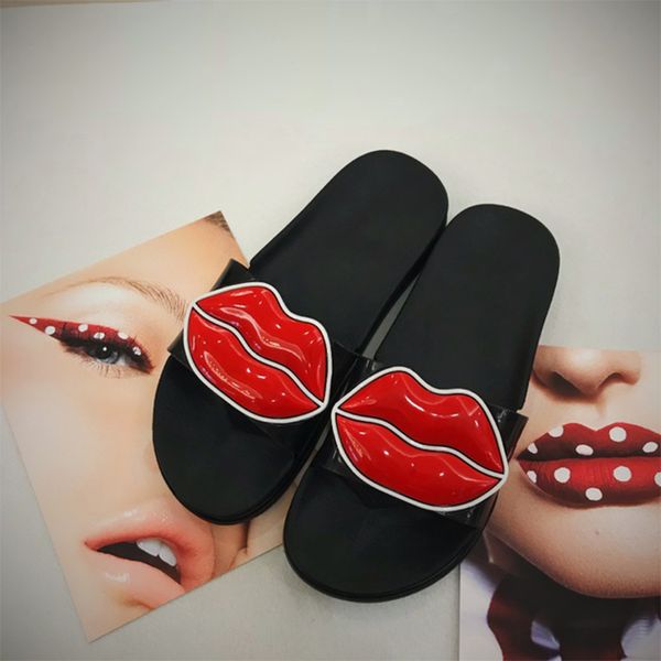 nice new women slippers lips slides summer fashion cute platform slip on casual sandals soft ladies footwear shoes female, Black
nice new women slippers lips slides summer fashion cute platform slip on casual sandals soft ladies footwear shoes female, Black