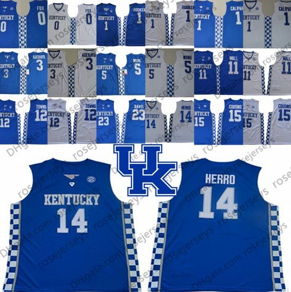 kentucky wildcats tyler herro blue jersey #14 booker wall towns cousins davis devin john karl-anthony demarcus anthony fox monk basketball, Black
kentucky wildcats tyler herro blue jersey #14 booker wall towns cousins davis devin john karl-anthony demarcus anthony fox monk basketball, Black
