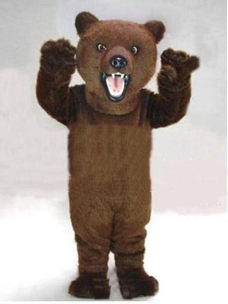 brown hairy bear mascot size cartoon character carnival party outfit suit fancy dress, Red;yellow
brown hairy bear mascot size cartoon character carnival party outfit suit fancy dress, Red;yellow