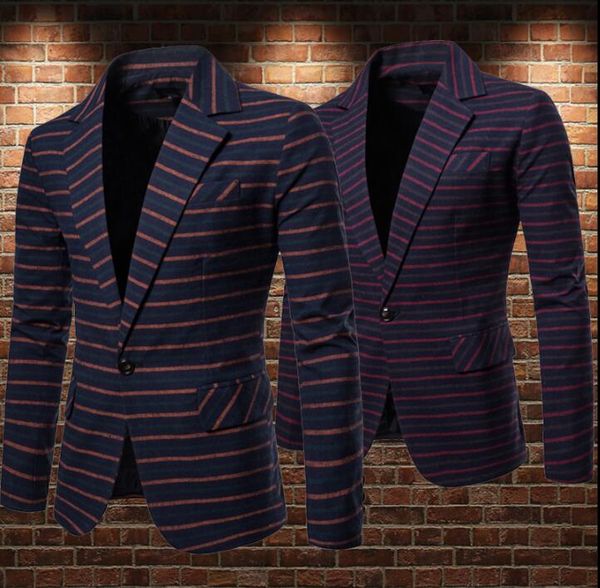striped print suits men blazer masculino slim fit casaco jaqueta masculina a buckle business coats mens loose jacket clothes, White;black
striped print suits men blazer masculino slim fit casaco jaqueta masculina a buckle business coats mens loose jacket clothes, White;black