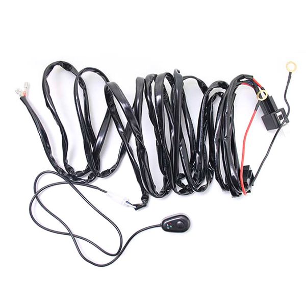 universal 12v 40a car fog light wiring harness kit loom for led work driving light bar with fuse and relay switch
universal 12v 40a car fog light wiring harness kit loom for led work driving light bar with fuse and relay switch