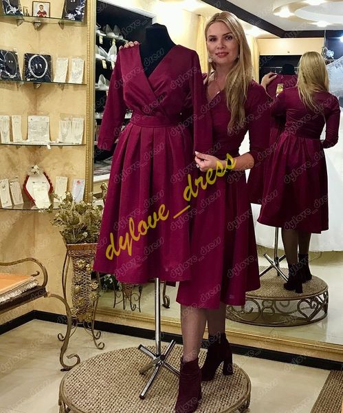 2019 short plus size african black girl burgundy prom dresses vestidos de fiesta cocktail formal dress long sleeve arabic evening gowns
2019 short plus size african black girl burgundy prom dresses vestidos de fiesta cocktail formal dress long sleeve arabic evening gowns