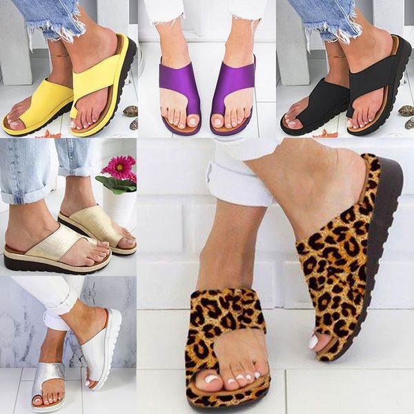 women slippers flip flops platform ladies soft thong sandals big toe foot correction orthopedic bunion corrector home shoes 7 color fa2102, Blue;gray
women slippers flip flops platform ladies soft thong sandals big toe foot correction orthopedic bunion corrector home shoes 7 color fa2102, Blue;gray