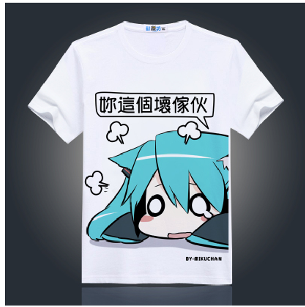 2019 new fashion vocaloid hatsune miku t-shirt japan anime cosplay 3d print women men tshirt summer pullover short sleeve hip hop k1101, White;black
2019 new fashion vocaloid hatsune miku t-shirt japan anime cosplay 3d print women men tshirt summer pullover short sleeve hip hop k1101, White;black