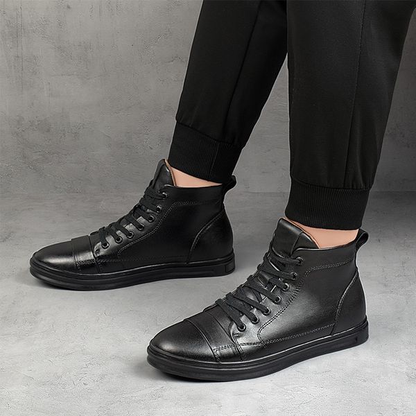 men boots vintage brogue men boots genuine leather casual fashion outdoor lace-up plush warm for man big size 38-47 s5, Black
men boots vintage brogue men boots genuine leather casual fashion outdoor lace-up plush warm for man big size 38-47 s5, Black
