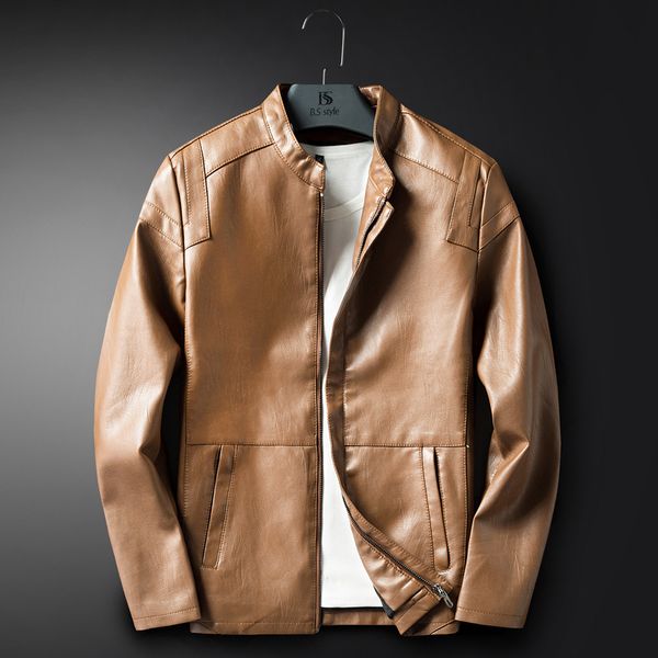 autumn and winter men's leather coat korean-style slim fit youth leather jacket handsome locomotive pu thin casual men's, Black
autumn and winter men's leather coat korean-style slim fit youth leather jacket handsome locomotive pu thin casual men's, Black