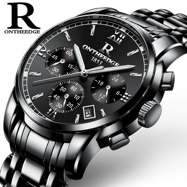 ontheedge luxury brand men stainless steel quartz wrist watch men's waterproof analog date watch relogio masculino, Slivery;brown
ontheedge luxury brand men stainless steel quartz wrist watch men's waterproof analog date watch relogio masculino, Slivery;brown