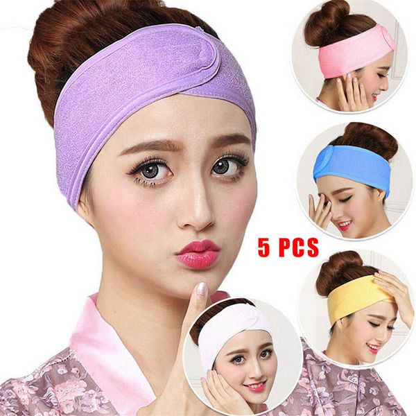 5 pcs women towel hair band wrap wide headband for bath shower yoga sport make up mvi-ing
5 pcs women towel hair band wrap wide headband for bath shower yoga sport make up mvi-ing