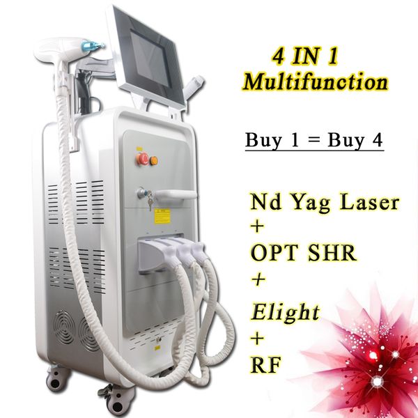 4 in 1 shr ipl rf elight skin rejuvenation nd yag multifunction laser shr hair removal tattoo removal machine painless treatment, Black
4 in 1 shr ipl rf elight skin rejuvenation nd yag multifunction laser shr hair removal tattoo removal machine painless treatment, Black