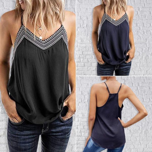 women adjustable print spaghetti strap racerback vest for women casual v-neck tank fashion female clothes, White
women adjustable print spaghetti strap racerback vest for women casual v-neck tank fashion female clothes, White