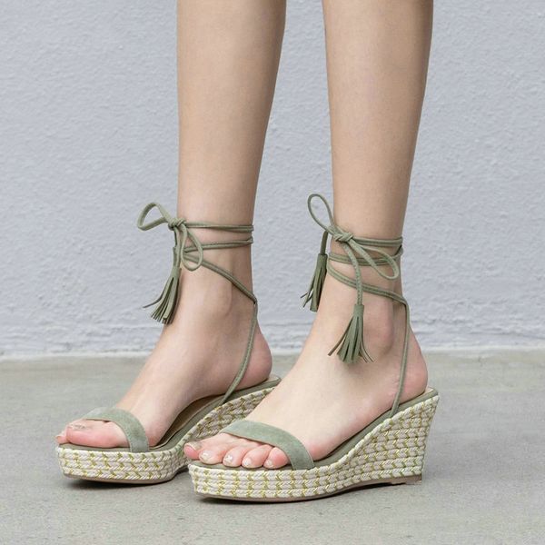 women sandals wedges shoes for women high heels platform sandalias mujer green lace up 2019 ladies shoe, Black
women sandals wedges shoes for women high heels platform sandalias mujer green lace up 2019 ladies shoe, Black