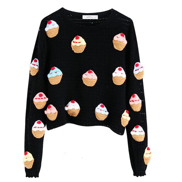 rr cake embroidery sweaters women fashion o neck sweater women elegant knitted long sleeve sweaters female ladies ip, White;black
rr cake embroidery sweaters women fashion o neck sweater women elegant knitted long sleeve sweaters female ladies ip, White;black