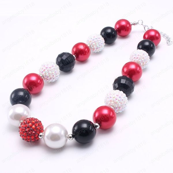 chunky black+white+red strand beads necklace kids baby girls bubblegum beaded jewelry necklace for children gift, Red;brown
chunky black+white+red strand beads necklace kids baby girls bubblegum beaded jewelry necklace for children gift, Red;brown