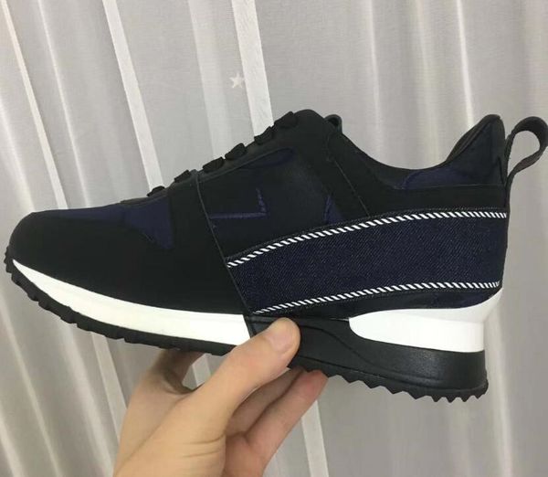 new 26 shoes for man women sock sneakers dress shoes platform speed trainer fashion italy casual shoes, Black