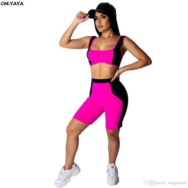 2019 new women summer splicing tank short tee knee length skinny pants suit 2pcs sporting set tracksuit casual outfit ls6249, White
2019 new women summer splicing tank short tee knee length skinny pants suit 2pcs sporting set tracksuit casual outfit ls6249, White