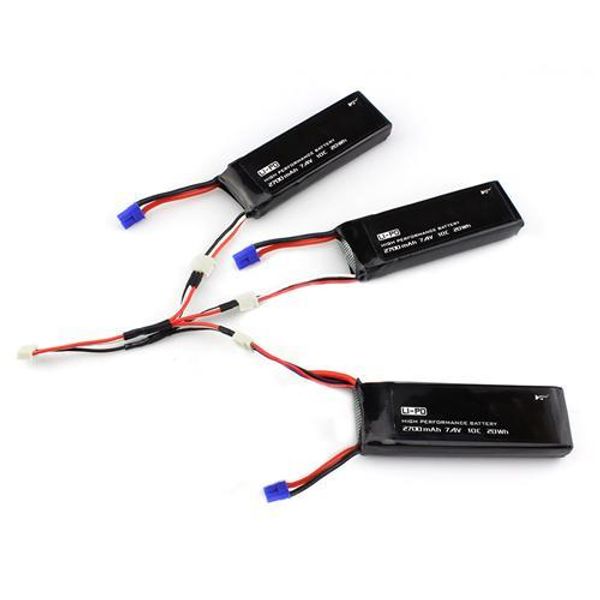 hubsan h501s x4 h501s h501c h501a rc quadcopter 3*7.4v 2700mah 10c battery & 1 to 3 charging cable
hubsan h501s x4 h501s h501c h501a rc quadcopter 3*7.4v 2700mah 10c battery & 1 to 3 charging cable