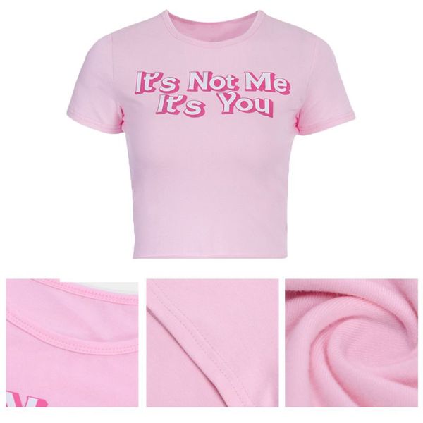 женщины с коротким рукавом тонкий t-shirt его not me его you letters pink kawaii crop top 63hc, White
женщины с коротким рукавом тонкий t-shirt его not me его you letters pink kawaii crop top 63hc, White