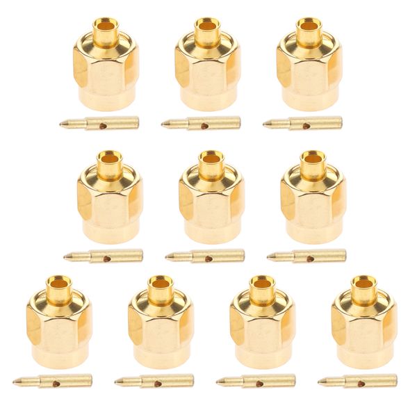 10pcs rf connector adapter coaxial sma male solder for rg405 0.086'' cable
10pcs rf connector adapter coaxial sma male solder for rg405 0.086'' cable