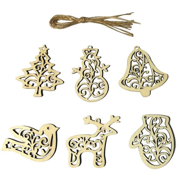 new-6шт рождество деревянных ломтиков вуд ремесло diy аксессуары малая подвеска для украшения елки декоративных аксессуаров
new-6шт рождество деревянных ломтиков вуд ремесло diy аксессуары малая подвеска для украшения елки декоративных аксессуаров