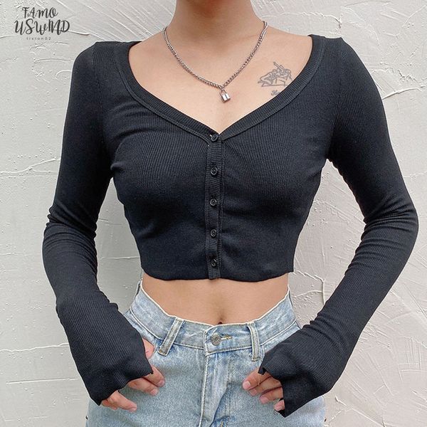 women long sleeve crop deep v neck basic solid black white casual tshirt women crop tee shirt summer autumn
women long sleeve crop deep v neck basic solid black white casual tshirt women crop tee shirt summer autumn