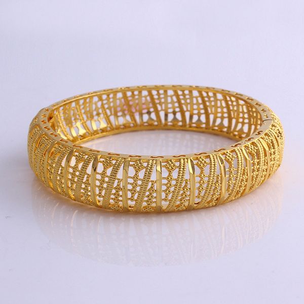 womens bangle hollow bracelet 18k yellow gold filled fashion dubai wedding party jewelry gift dia 64mm, Black
womens bangle hollow bracelet 18k yellow gold filled fashion dubai wedding party jewelry gift dia 64mm, Black