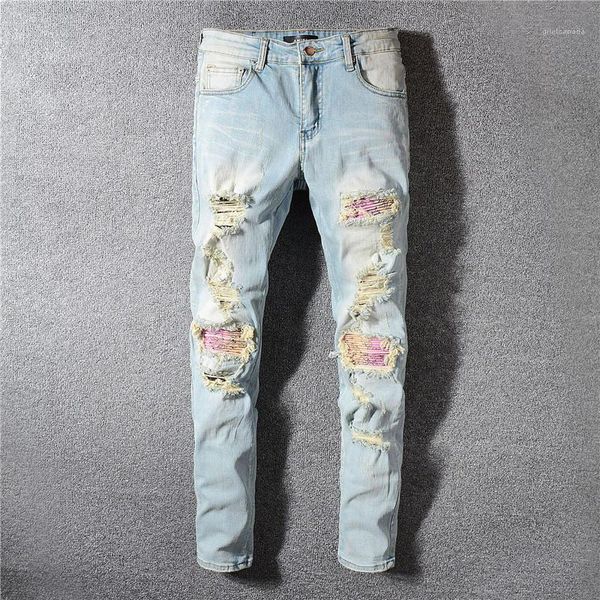 low waist washed skinny mens pencil pants european and american style mens clothing holes mens jeans, Blue
low waist washed skinny mens pencil pants european and american style mens clothing holes mens jeans, Blue