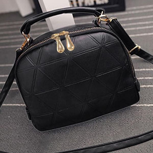 fashion dual zipped handbag women pu leather shoulder bag tote purse women messenger bags plaid crossbody bags #t1p
fashion dual zipped handbag women pu leather shoulder bag tote purse women messenger bags plaid crossbody bags #t1p