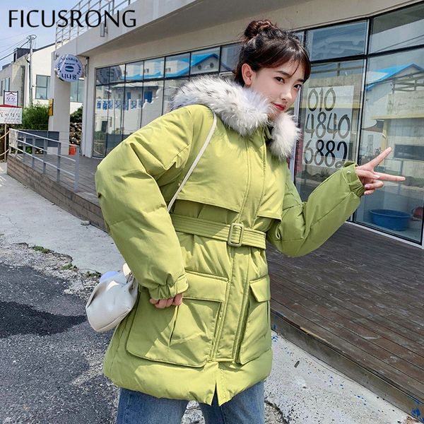 ficusrong fashion adjustable waist big pocket design winter jacket women thicken fur collar ladies hooded coats parka with belt, Black
ficusrong fashion adjustable waist big pocket design winter jacket women thicken fur collar ladies hooded coats parka with belt, Black