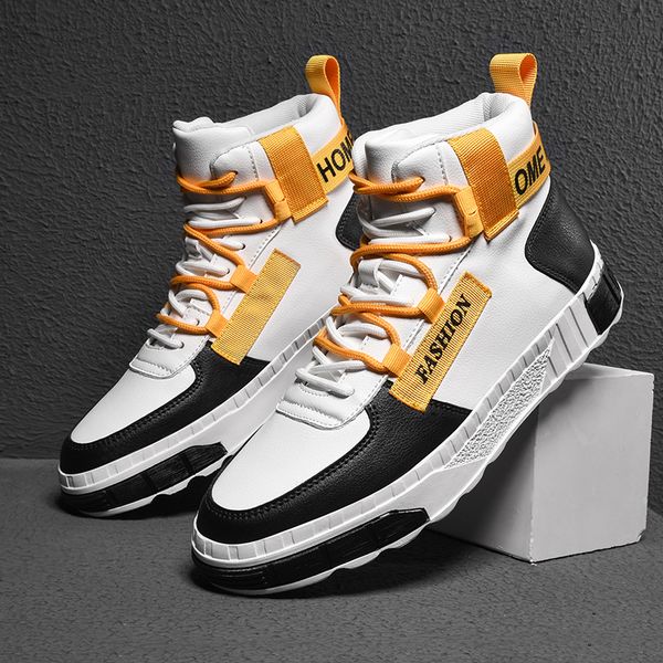 2019 new spring men shoes sneakers fashion casual high shoes hip hop luxury thick sole mens comfortable lightweight, Black
2019 new spring men shoes sneakers fashion casual high shoes hip hop luxury thick sole mens comfortable lightweight, Black