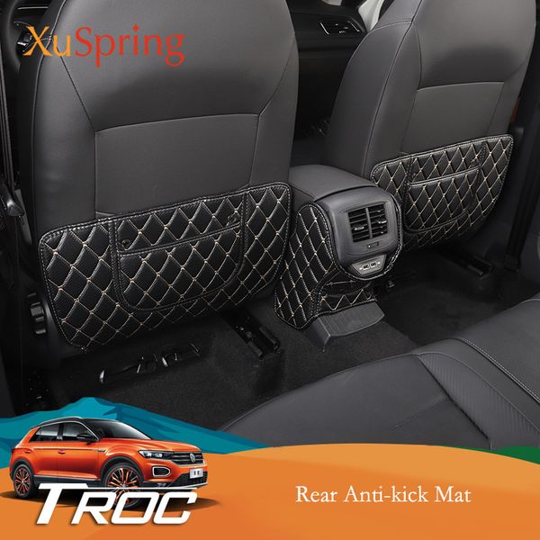 xuspring for vw t-roc troc 2017 2018 2019 rear seat anti-kick mat pad cover case cushion stickers car styling 3pcs/kit
xuspring for vw t-roc troc 2017 2018 2019 rear seat anti-kick mat pad cover case cushion stickers car styling 3pcs/kit