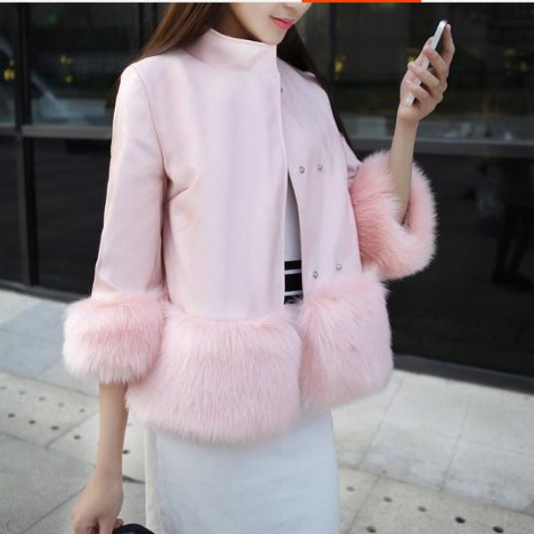 new 2019 winter women's faux fur jacket artificial fur overcoat furry coat femme plus size fluffy fake outwear z68, Black
new 2019 winter women's faux fur jacket artificial fur overcoat furry coat femme plus size fluffy fake outwear z68, Black