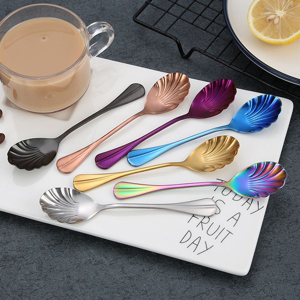 shell-shaped coffee spoon stainless steel strring scoop teaspoon dessert spoons tableware party decoration cutlery bar tool xd23350
shell-shaped coffee spoon stainless steel strring scoop teaspoon dessert spoons tableware party decoration cutlery bar tool xd23350