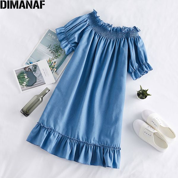 dimanaf 2020 plus size women dress summer style blue slash denim female lady patchwork cotton casual loose oversize 4xl, Black;gray
dimanaf 2020 plus size women dress summer style blue slash denim female lady patchwork cotton casual loose oversize 4xl, Black;gray