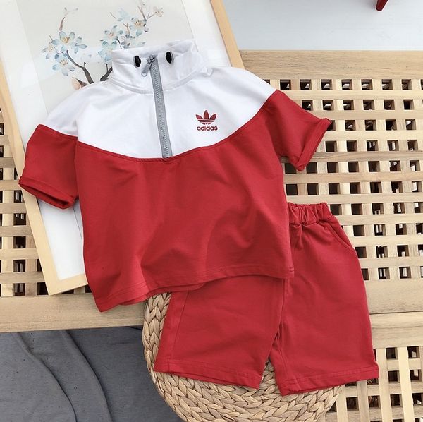 kids designer tracksuits summer brand child boy girl sport style two piece sets boy casual letters printed contrast color luxury clothes 2pc, White
kids designer tracksuits summer brand child boy girl sport style two piece sets boy casual letters printed contrast color luxury clothes 2pc, White