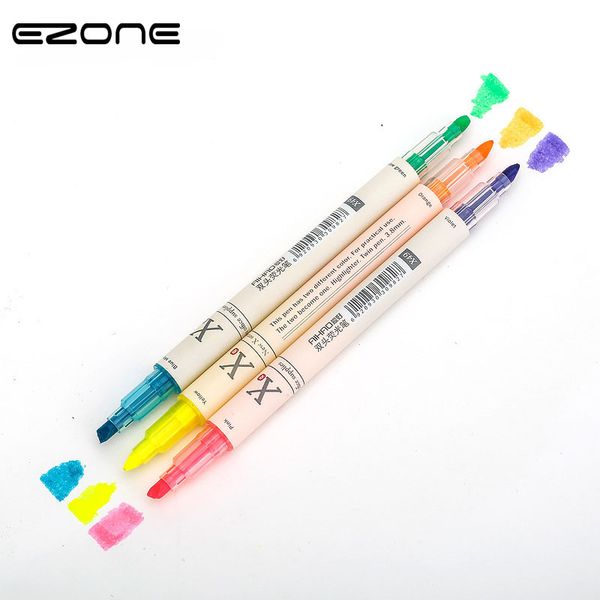 ezone 3pcs highlighter creative dual-side writing fluorescent pens mark pens school office supply blue/yellow/red highlighter, Black;red
ezone 3pcs highlighter creative dual-side writing fluorescent pens mark pens school office supply blue/yellow/red highlighter, Black;red