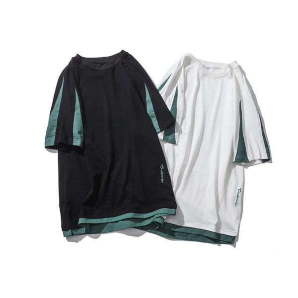 mens designer t shirts fashion letter printed raglan sleeves crew neck tees loose casual mens clothing, White;black
mens designer t shirts fashion letter printed raglan sleeves crew neck tees loose casual mens clothing, White;black