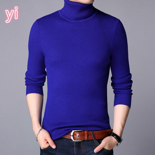 yi 2019 new autumn winter thick warm sweater men's long-sleeved high collar solid color sweaters, White;black
yi 2019 new autumn winter thick warm sweater men's long-sleeved high collar solid color sweaters, White;black
