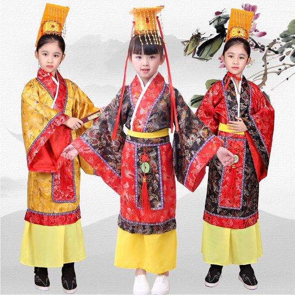 hanfu boy ancient chinese robes emperor costume king stage clothes costumes tang suit kids traditional chinese clothing dn2572, Black;red
hanfu boy ancient chinese robes emperor costume king stage clothes costumes tang suit kids traditional chinese clothing dn2572, Black;red