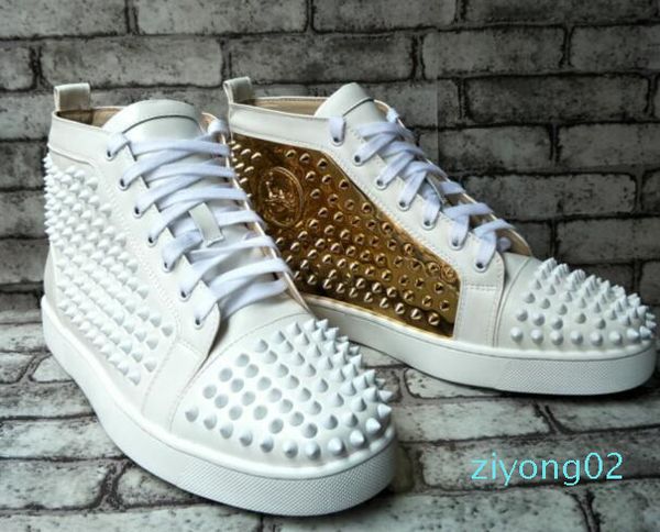 new fashion red bottom high mens shoes spikes sneakers shoes,luxury designer rivets flat walking shoes size:36-47 wholesale d09 z02, Black
new fashion red bottom high mens shoes spikes sneakers shoes,luxury designer rivets flat walking shoes size:36-47 wholesale d09 z02, Black