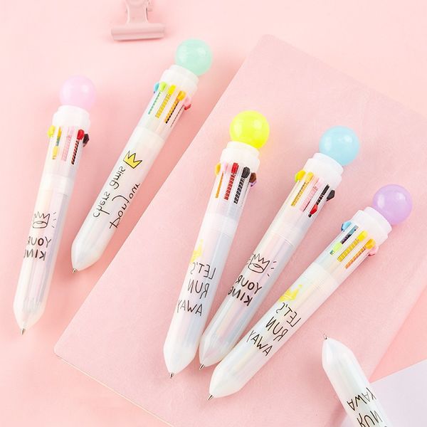 coloffice multicolor ballponit pen 10 colors ink school pen 0.5mm students writing supplies school children gifts diy hand book, Blue;orange
coloffice multicolor ballponit pen 10 colors ink school pen 0.5mm students writing supplies school children gifts diy hand book, Blue;orange