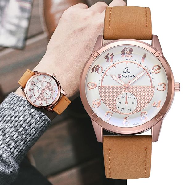 otoky watch mens watch fashion men quartz reloj hombre leather clock blu ray glass wristwatch clock men's 19april19, Slivery;brown
otoky watch mens watch fashion men quartz reloj hombre leather clock blu ray glass wristwatch clock men's 19april19, Slivery;brown