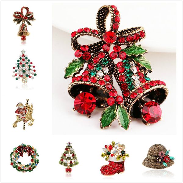 fashion jewelry christmas bow knot bell brooch rhinestone crystal brooches jeweled bell snowman deer brooch and pin clothes decor, Gray
fashion jewelry christmas bow knot bell brooch rhinestone crystal brooches jeweled bell snowman deer brooch and pin clothes decor, Gray