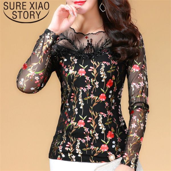 Blusas Mujer De Moda Кружевная блузка Harajuku с вырезами Full Office Lady Обычная цветочная футболка
Blusas Mujer De Moda Кружевная блузка Harajuku с вырезами Full Office Lady Обычная цветочная футболка