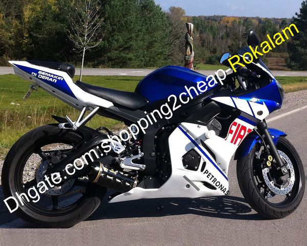 yzf r6 customized fairing for yamaha yzf600 yzf-r6 03 04 2003 2004 bodywork motorcycle blue white (injection molding)
yzf r6 customized fairing for yamaha yzf600 yzf-r6 03 04 2003 2004 bodywork motorcycle blue white (injection molding)