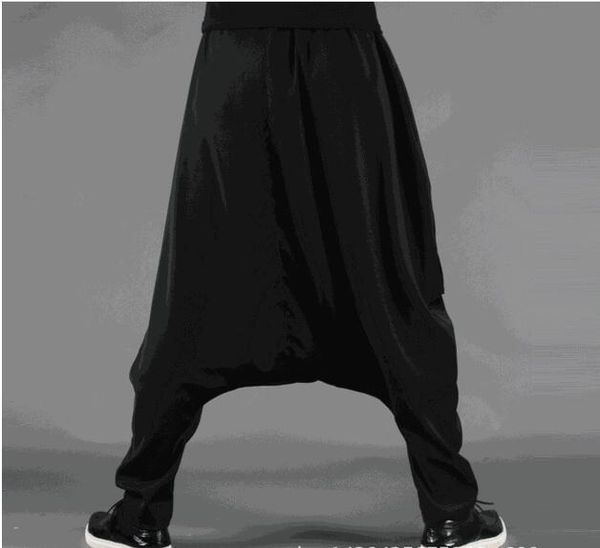 2018 fashion plus size men casual drape drop crotch harem hip hop pants trouser baggy dancing pants gothic punk style harem pants men, Black
2018 fashion plus size men casual drape drop crotch harem hip hop pants trouser baggy dancing pants gothic punk style harem pants men, Black
