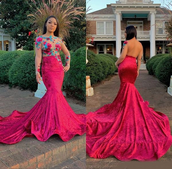 black girls red mermaid prom dresses 2020 sequined evening gowns velvet plus size long sleeve prom dress vestidos de fiesta
black girls red mermaid prom dresses 2020 sequined evening gowns velvet plus size long sleeve prom dress vestidos de fiesta