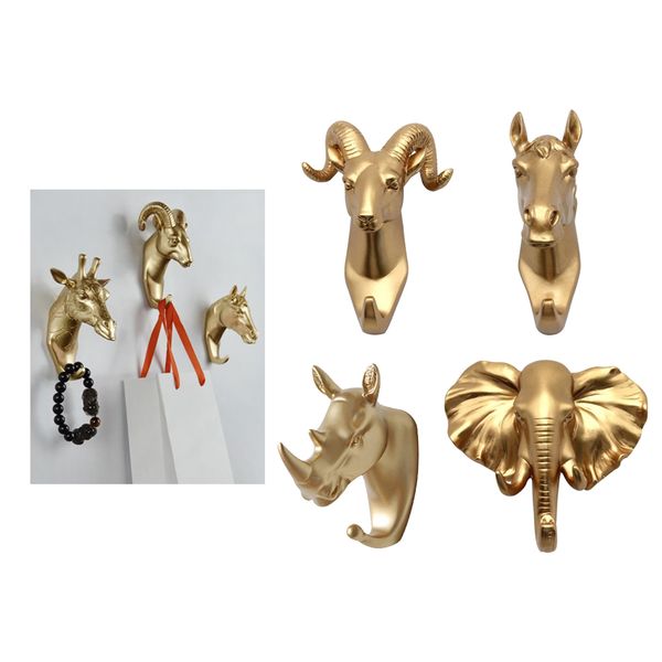 4x resin animal head wall hook keys hat hanger art for living room l
4x resin animal head wall hook keys hat hanger art for living room l